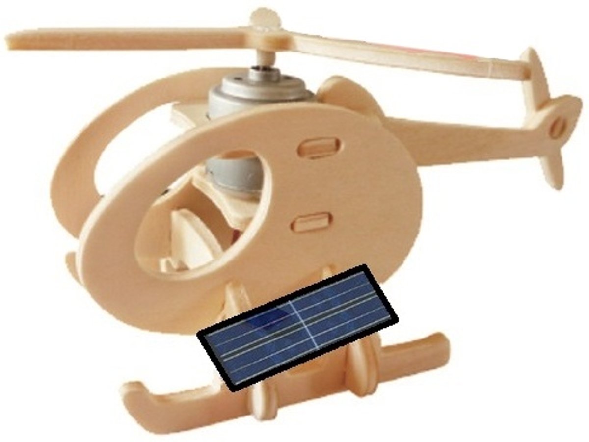 Gerardos Toys 3d-puzzel Helikopter Solar 14 Cm 13-delig